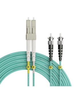 LATIGUILLO OM3 DUPLEX SC/PC-ST/PC 2MT AQUA 